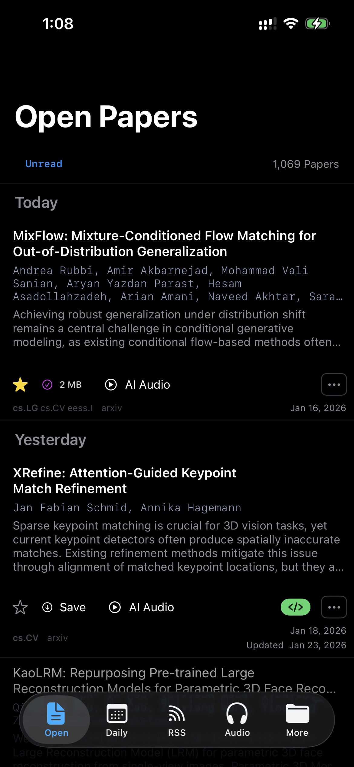 Embark Reader on iPhone